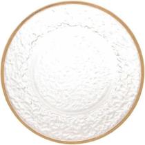 Prato Raso de Sobremesa 20 cm Dourado N2447165 - Quanhe