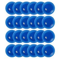 Prato Raso de Vidro Diamante Sky Azul 22,4cm 24 Unidades - Nadir 5837 Prato Raso de Vidro Diamante Sky Azul 22,4cm 24 Unidades - Nadir 5837