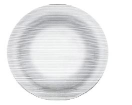 Prato Raso de Vidro Duralex Diamante 19cm c/ 24 und - Élpis Móveis