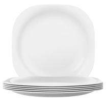 Prato Raso de Vidro Opaline 27cm Plaza 6 unidades - Nadir 5546