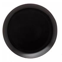 Prato Raso de Vidro Opalino Diwali Black 27cm - Lyor