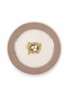 Prato Raso Decorativo Páscoa Cerâmica Ninho com Ovos 27cm Prato Raso Decorativo Páscoa Cerâmica Ninho com Ovos 27cm