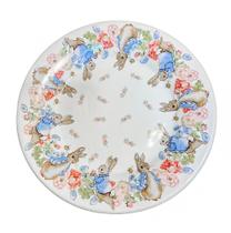 Prato raso decorativo peter rabbit luiz salvador