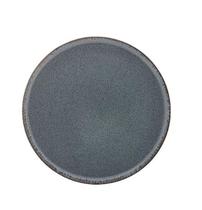 Prato Raso Eclipse Pintura Reativa Cinza em Ceramica 27cm