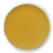 Prato Raso em Cerâmica 27,5cm Clear Kenya Amarelo
