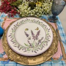 Prato Raso Em Cerâmica Blessed Easter Plus II Alleanza - Cx