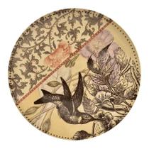 Prato Raso em Cerâmica Coup Natureza Botânica 27,5 cm - 1 unid.