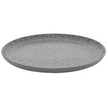 Prato Raso em Cerâmica Flat Chumbo Gray -26cm - Oxford Prato Raso em Cerâmica Flat Chumbo Gray -26cm - Oxford