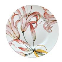 Prato Raso em Cerâmica Floral Helvetia 29,5cm - 1 unid.