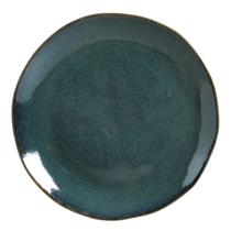 Prato Raso Em Cerâmica Orgânico Oceano 26,5cm Porto Brasil Prato Raso Em Cerâmica Orgânico Oceano 26,5cm Porto Brasil