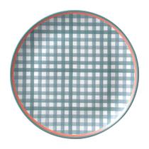 Prato Raso em Cerâmica Stoneware Coup Tempo de Festa 26,5cm 1 Unid