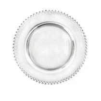 Prato Raso Em Cristal Bolinha Pearl - Wolff