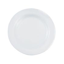Prato Raso em Melamina Branco 25cm - Western