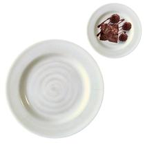Prato Raso em Melamina Sobremesas Bares e Restaurantes 23cm Prato Raso em Melamina Sobremesas Bares e Restaurantes 23cm