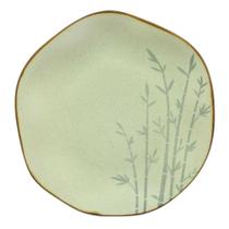 Prato Raso Em Porcelana Ryo Bambu 27cm Oxford Prato Raso Em Porcelana Ryo Bambu 27cm Oxford