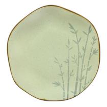 Prato Raso Em Porcelana Ryo Bambu 27cm Oxford Prato Raso Em Porcelana Ryo Bambu 27cm Oxford