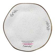 Prato Raso Em Porcelana Ryo Caminhos 27cm Oxford - Exclusivo