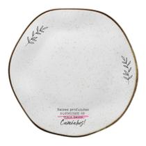 Prato Raso Em Porcelana Ryo Caminhos 27cm Oxford - Exclusivo