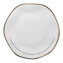 Prato Raso Em Porcelana Ryo Magia 27cm Oxford - Exclusivo