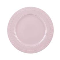 Prato raso em porcelana Wolff Grace 27cm rosé