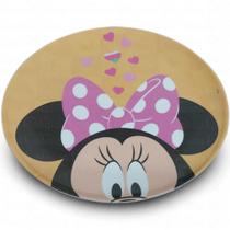 Prato Raso Infantil Disney Minnie Meninas Melamine 20cm