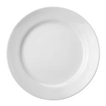 Prato Raso Jantar 26cm Branco Cilindrica Porcelana Schmidt Prato Raso Jantar 26cm Branco Cilindrica Porcelana Schmidt
