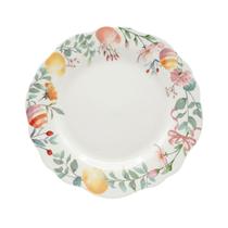 Prato raso jantar ovos e flores 26cm páscoa tok da casa