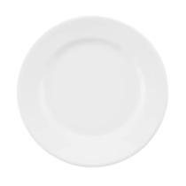 Prato Raso Jantar Refeição 24cm Com Aba Branco Porcelana Oxford Prato Raso Jantar Refeição 24cm Com Aba Branco Porcelana Oxford