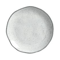 Prato Raso Jantar Refeição 26,5cm Orgânico Echo Cerâmica Porto Brasil Rustico