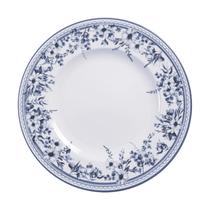 Prato Raso Jantar Refeição 28cm Azzura Porcelana Decorada Floral Tramontina