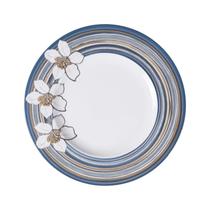 Prato Raso Jantar Refeição 28cm Nix Porcelana Decorada Floral Tramontina Prato Raso Jantar Refeição 28cm Nix Porcelana Decorada Floral Tramontina