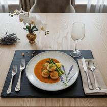 Prato Raso Jantar Refeição 29cm Alfazema Lavanda Cerâmica Alleanza