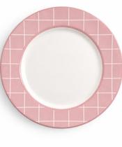 Prato Raso Laços de Páscoa Rosa 30cm Prato Raso Laços de Páscoa Rosa 30cm