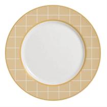 Prato Raso Laços Páscoa Amarelo Decorativo Mesa Posta 30cm Prato Raso Laços Páscoa Amarelo Decorativo Mesa Posta 30cm