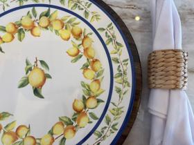 PRATO RASO LIMONE kit com 2 PRATO RASO LIMONE kit com 2