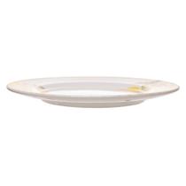 Prato Raso Lyor Siciliano 28cm Branco Cerâmica Prato Raso Lyor Siciliano 28cm Branco Cerâmica
