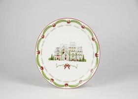Prato Raso Magic House Porcelana 25cm - ACASA