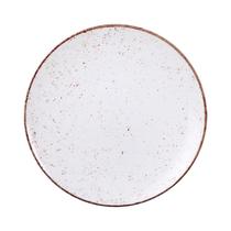 Prato Raso Marrom em Porcelana Decorada 28 cm Rústico Tramontina Prato Raso Marrom em Porcelana Decorada 28 cm Rústico Tramontina