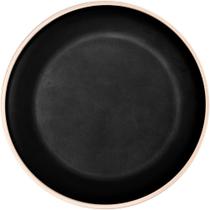 Prato Raso Melamina 26cm Wolff Class Preto Sushi Sashimi Pet