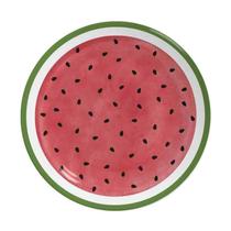 Prato Raso Melancia Alleanza Cerâmica Prato Raso Melancia Alleanza Cerâmica