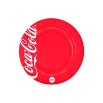 Prato Raso Melanina Coca Cola Vermelho 25Cm (9505006)