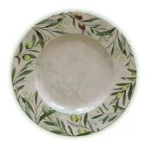 Prato Raso Oliva 28cm em Porcelana Tramontina Prato Raso Oliva 28cm em Porcelana Tramontina