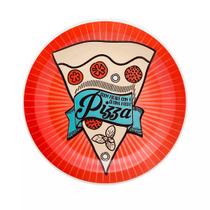 Prato Raso Pizza 26 cm Red Oxford