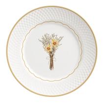 Prato Raso Plus Estampa Huppert Floral Páscoa