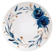 Prato Raso Porcelana 28cm Tramontina Ana Flor Decorado Prato Raso Porcelana 28cm Tramontina Ana Flor Decorado