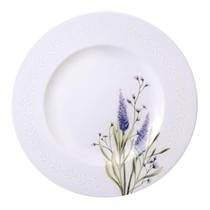 Prato Raso Porcelana Decorada 28cm Avulso Tramontina Lilla Mesa Posta Eventos