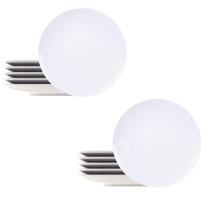 Prato Raso Porcelana Leonora 25Cm 12 Un Tramontina 96010/204