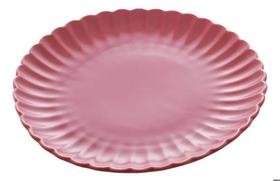 Prato raso porcelana petala vermelho matt 25cm wolff r.00737 Prato raso porcelana petala vermelho matt 25cm wolff r.00737