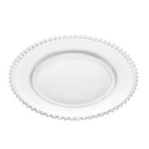 Prato raso redondo transparente 27cm nipo center