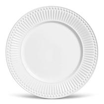 Prato Raso Roma Branco Ø26cm Mesa Posta Porto Brasil Prato Raso Roma Branco Ø26cm Mesa Posta Porto Brasil